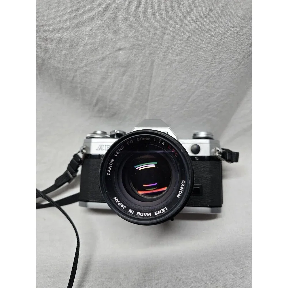 Canon AE-1 35mm Film Camera Canon 50mm Lens- NOT TESTED - Picture 7 of 16